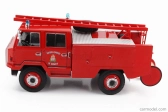 Edicola Berliet Ff 4x4 Cisterna 1971 - Hasičské auto - Vigili Del Fuoco - Feuerwehr 1:43 Červená biela strieborná