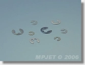 0752 poistný krúžok priemer 2,3mm, 10ks