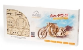 Ugears 3D dřevěné mechanické puzzle VM-02 Motorka (chopper)