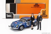 Ixo-models Renault Alpine A110 1800s N 18 Winner Rally Montecarlo 1973 1:43, modrá