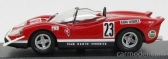Najlepší model Fiat Abarth 2000s Spider Team Radio Veronica N 23 Silverstone 1969 E.swart 1:43 Red