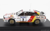 Trofeu Audi Quattro Sport N 2 Manx Isle Of Man Rally 1985 H.demuth - E.radaelli 1:43 Biela červená žltá