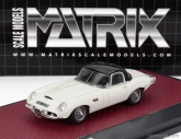 Modely v mierke Matrix Jaguar E-type Frua Roadster Closed 1964 1:43 Biela