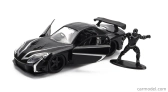 Jada Mazda Rx-7 s figúrkou Black Panther 1995 1:32 čierna