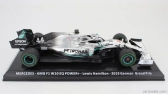 Edicola Mercedes gp F1  W10 Eq Power+ Team Amg Petronas Motorsport World Champion N 44 German Gp 2019 Lewis Hamilton - Damage Blister Box 1:24 Bílá Stříbrná Černá