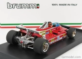 Brumm Ferrari F1  312t5 N 2 Monaco Gp 1980 Gilles Villeneuve - With Driver Figure 1:43 Red
