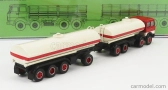 Brekina plast Fiat 691 Millepiedi Tanker 1961 1:87 Biela červená