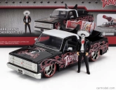 Jada Chevrolet C-10 Pick-up Tapatio 1985 s postavičkou Charro 1:24 čierna biela