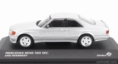 Solido Mercedes benz S-class 560sec Amg (c126) Wide Body 1990 1:43 Strieborný