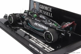 Minichamps Mercedes gp F1 W14 Team Mercedes-amg Petronas Formula One N 63 7th Bahrain Gp 2023 George Russel 1:43 Matt Black