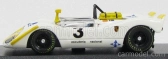 Najlepší model Porsche 908/2 N 3 Jarama 1970 Wisell - Bagration 1:43 Bielo-žltá