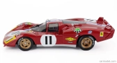 Werk83 Ferrari 512s 5.0l V12 Long Tail Team N.a.r.t.h. North American Racing N 11 4th 24h Le Mans 1970 Ronnie Bucknum - Sam Posey 1:18 Red