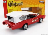 Autoworld Pontiac Gto Convertible Monkeemobile - The Monkees 1966 1:18 Červená Bílá