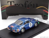 Trofeu Renault Alpine A110 N 3 Rally Montecarlo 1970 Jean Vinatier - Jean Francois Jacob 1:43 Blue