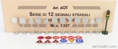 Officina-942 Accessories Segnali Stradali + Semaforo - Traffic Signs And Traffic-lights 1:76 /