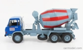 Edicola Berliet Grh230 6x4 Betoniera Tanker Cement Mixer Truck 3-assi 1959 - Movimento Terra 1:43 Modrá sivá červená