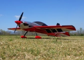 RC letadlo 60" Extra NG 1,52m, červená/stříbrná