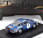 Trofeu Renault Alpine A110 1300 N 1 Rally Montecarlo 1970 Jean Claude Andruet - Patrice Ecot 1:43 Blue