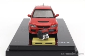 Zapaľovanie-model Mitsubishi Lancer Evolution Ix Gsr s motorom 2003 1:64 červená
