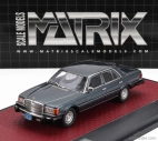 Matrix scale models Mercedes benz S-class 300sd Turbodiesel (w116) Usa Version 1977 1:43 Blue Met