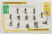 Zvezda Figúrky Soldati - Vojaci Vojenská čata Nemecka 1:72 /