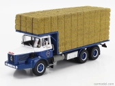 Edicola Berliet Gps12 Truck Trasporto Fieno 3-assi 1968 1:43 Modrá Biela Béžová