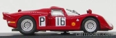 Best-model Alfa romeo 33.2 N 16 Nurburgring 1968 Giunti - Galli 1:43 Červená Zelená