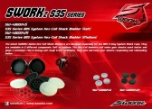 SWORKz BBS System vrchné membrány olejových tlmičov, plásty, MEDIUM, 4 ks