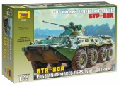 Zvezda ruské obrněné vozidlo BTR-80A (1:35)