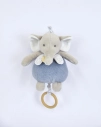 Doudou Plyšový slon hrající melodii 20 cm