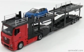 Bburago Mercedes benz Actros 2 2545 Truck Car Transporter 2016 + Renault Captur 1:43