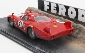 Najlepšie modely Alfa romeo Diorama - 33/2 Long Tail Team Autodelta N 41 24h Le Mans 1968 Nino Vaccarella 1:43 Červená Biela