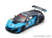 Spark-model Honda Nsx Gt3 Team Yogibo Drago Corse N 34 Gt300 Class Super Gt 2021 Ryo Michigami - Shogo Mitsuyama 1:43 Light Blue Black
