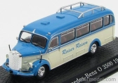 Edicola Mercedes benz O3500 Autobus Reiser Reinen 1949 - Damage Display Box 1:72 Bluette Cream