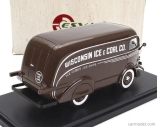 Esval model International D-300 N 601 Van Wisconsin Ice & Coal Co. 1938 - kocky ľadu - ľadová drť 1:43 Hnedá