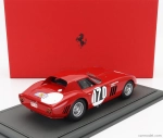Bbr-models Ferrari 250 Gto Coupe N 170 Tour De France 1964 Annie Soisbault - Nicole Roure - Con Vetrina - With Showcase 1:18 Red