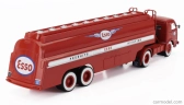 Edicola Somua Jl17 Truck Tanker Truck Esso Produits Aviation 1955 - Bez karty Box 1:43 Red