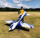 RC letadlo 104" Extra NG 2,64m ,modrá/bílá/stříbrná
