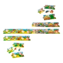 Small Foot Dřevěné puzzle panorama města