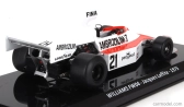 Edicola Williams F1 Fw04 N 21 Sezóna 1975 Jacques Laffite - Con Vetrina - s vitrínou 1:24 červená biela