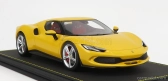 Bbr-models Ferrari 296 Gtb Hybrid 830hp V6 2021 - Con Vetrina - S vitrínou 1:18 Giallo Modena - žltá