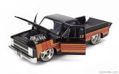 Jada Chevrolet C-10 Pick-up Custom 1985 1:24 Černá Hnědá