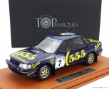 Topmarques Subaru Legacy Rs N 7 Winner Rally New Zealand 1993 Colin Mcrae - Derek Ringer - Con Vetrina - With Showcase 1:18 Modrá Žlutá