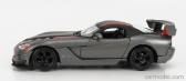 Bburago Dodge Viper Srt-10 Coupe 2003 - With Red Line 1:24 Grey