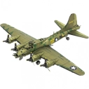 Oceľová stavebnica B-17 Flying Fortress