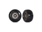 Kolesá Traxxas 2.1/2.6", hranatý sivý disk, pneumatiky Response Pro (2)