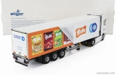 Eligor Scania S770 V8 Truck Semi-frigo Trolli Transports 2020 1:43 Biela oranžová