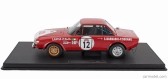 Topmarques Lancia Fulvia Hf 1600 Coupe (nočná verzia) N 12 2nd Rally Sanremo 1972 Sergio Barbasio - Piero Sodano - Con Vetrina - S vitrínou 1:12 červená biela