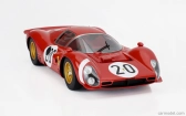Mitica-r Ferrari 330 P3 4.0l V12 Coupe Ch.0848 Team Ferrari Sefac N 20 24h Le Mans 1966 Ludovico Scarfiotti - Mike Parkes 1:18 Red