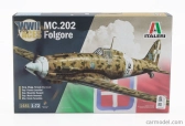 Italeri Macchi Mc.202 Folgore Wwii - Talianska armáda 1940 - Vojenské lietadlo 1:72 /